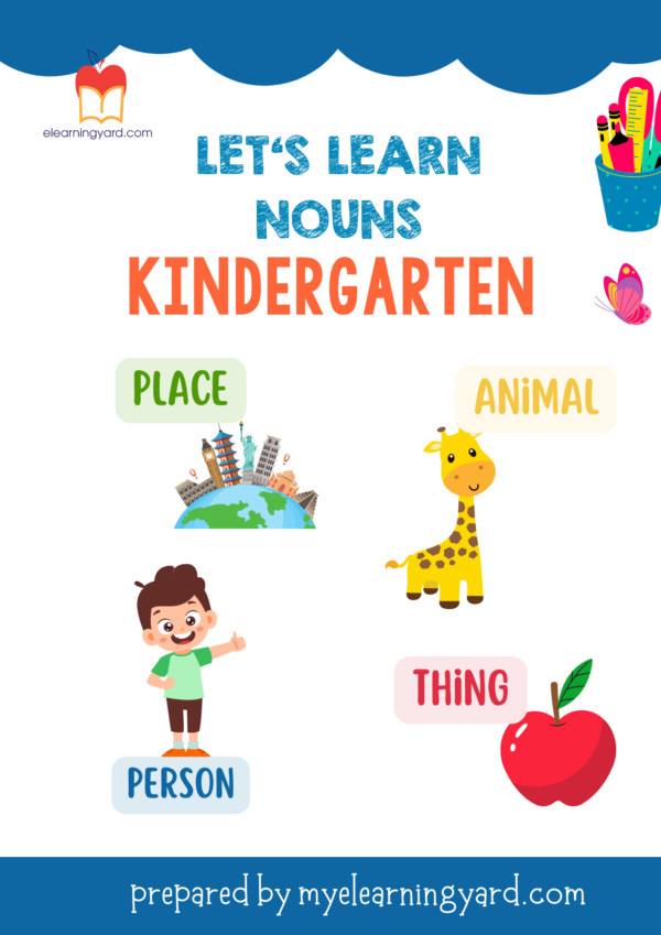 Kindergarten Noun Worksheets