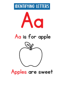 Alphabets Identification for kindergarten