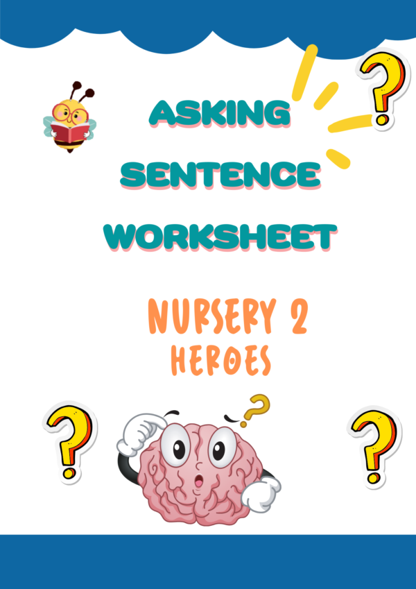 Asking sentences for kindergarten