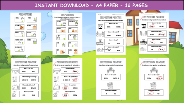 Comprehensive Learning Package For Kindergarten