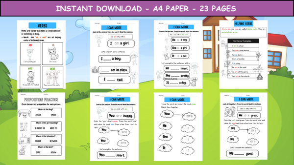 Comprehensive Learning Package For Kindergarten