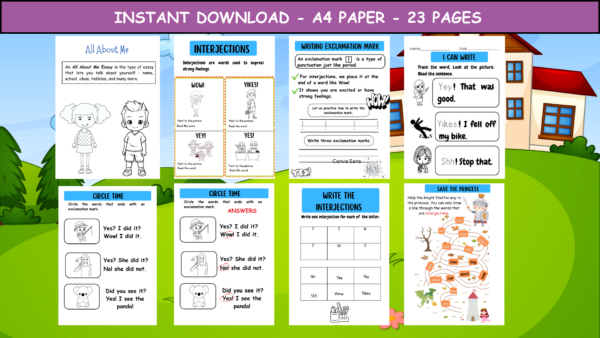 Comprehensive Learning Package For Kindergarten