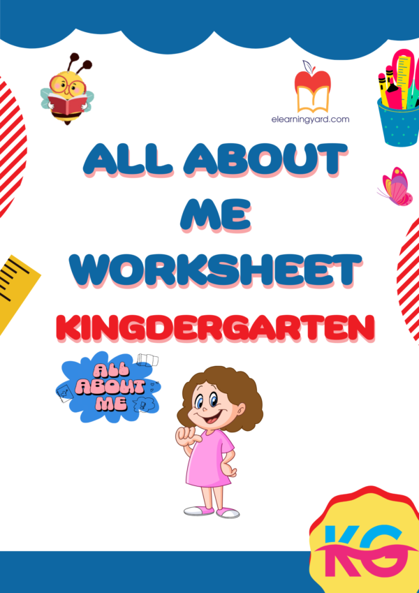 All About Me Essay Worksheet For Kindergarten