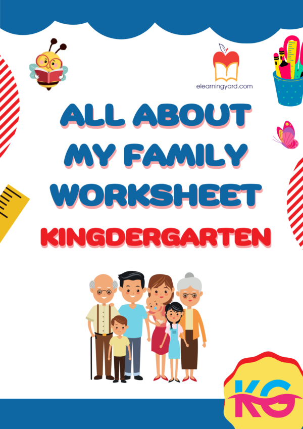 All About My Family Worksheet