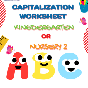 Capitalization Worksheet