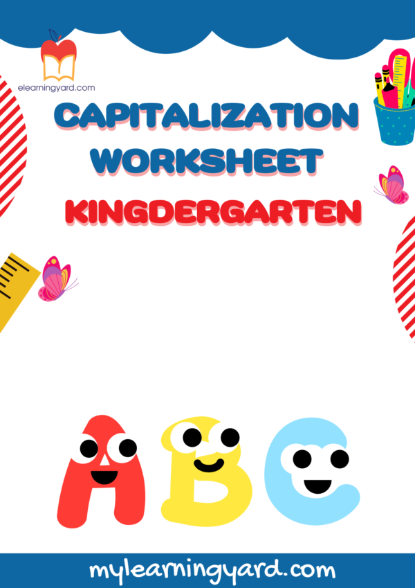 Capitalization Fun Worksheet for Kindergarten