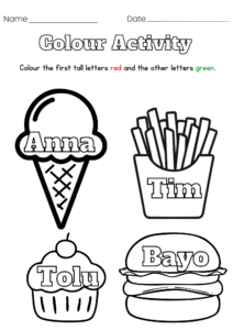 Capitalization Worksheet