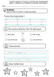 Capitalization Worksheet