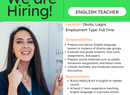 English Teacher in Okota