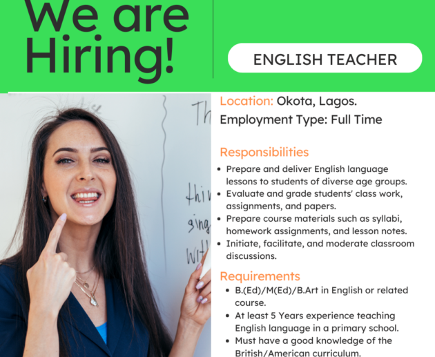 English Teacher in Okota