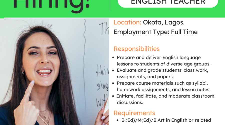 English Teacher in Okota