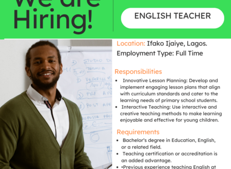 Primary School English Language Teacher at Taqwa Schools