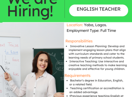 English Teacher in Yaba