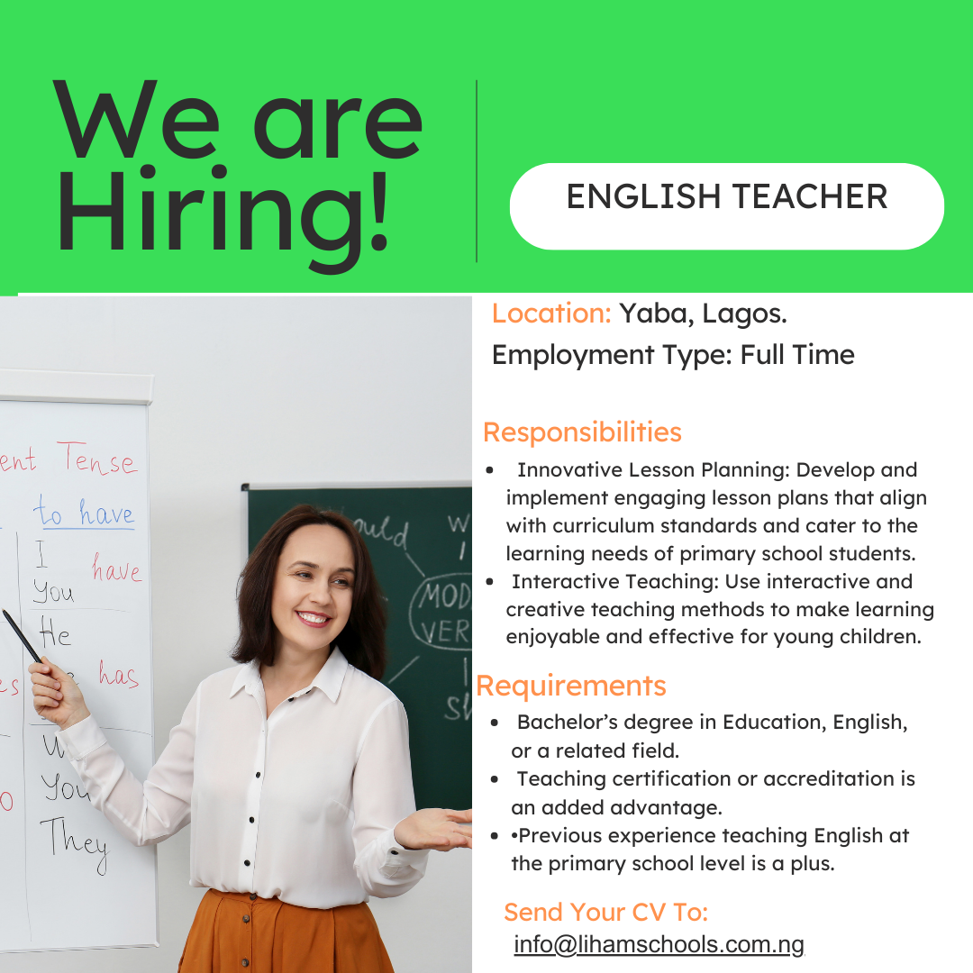 English Teacher in Yaba