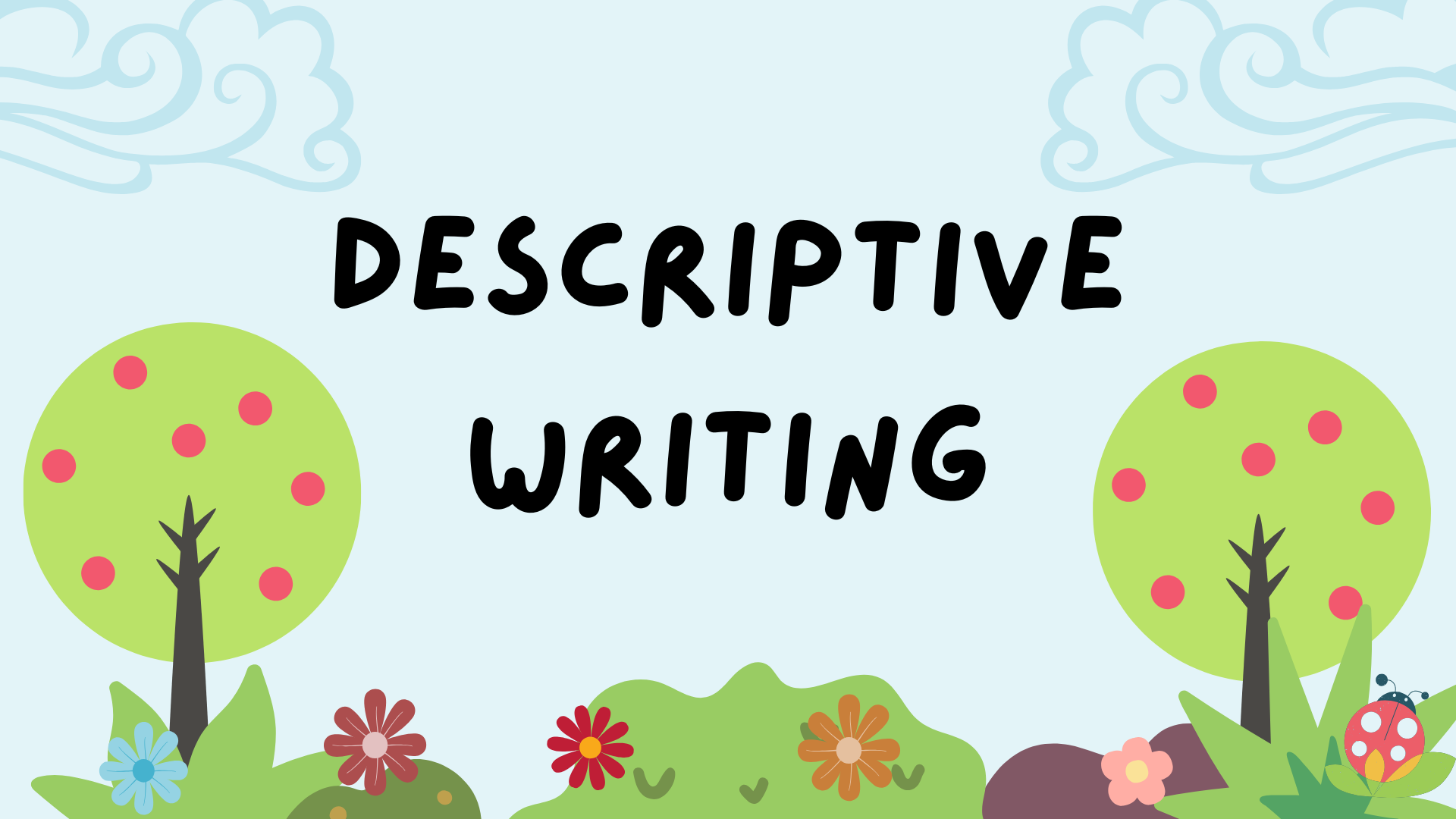 magical descriptive writing worksheet