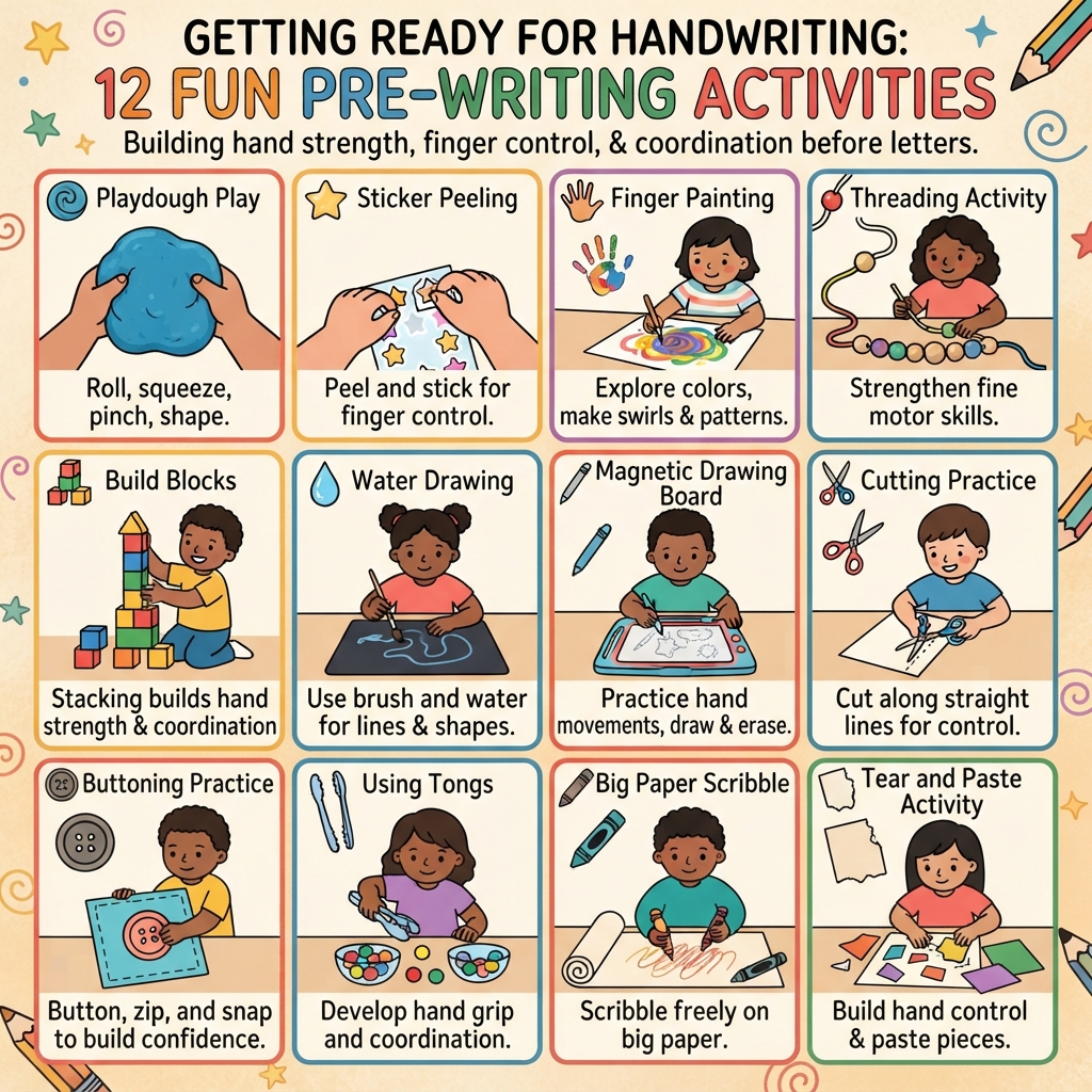 Pre-writing fun activities