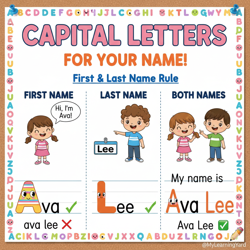 make your first and last name capital letter