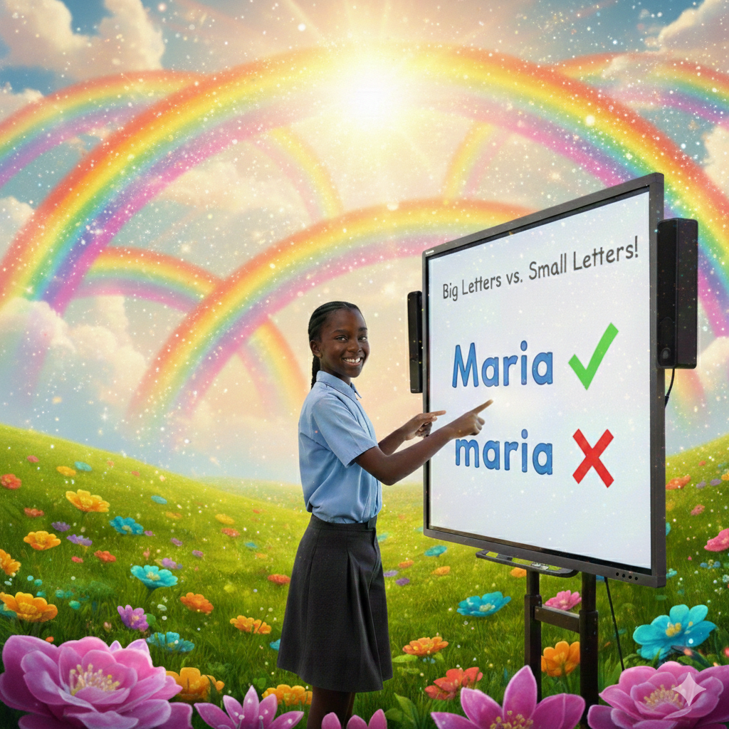 Capitalization for Kindergarten